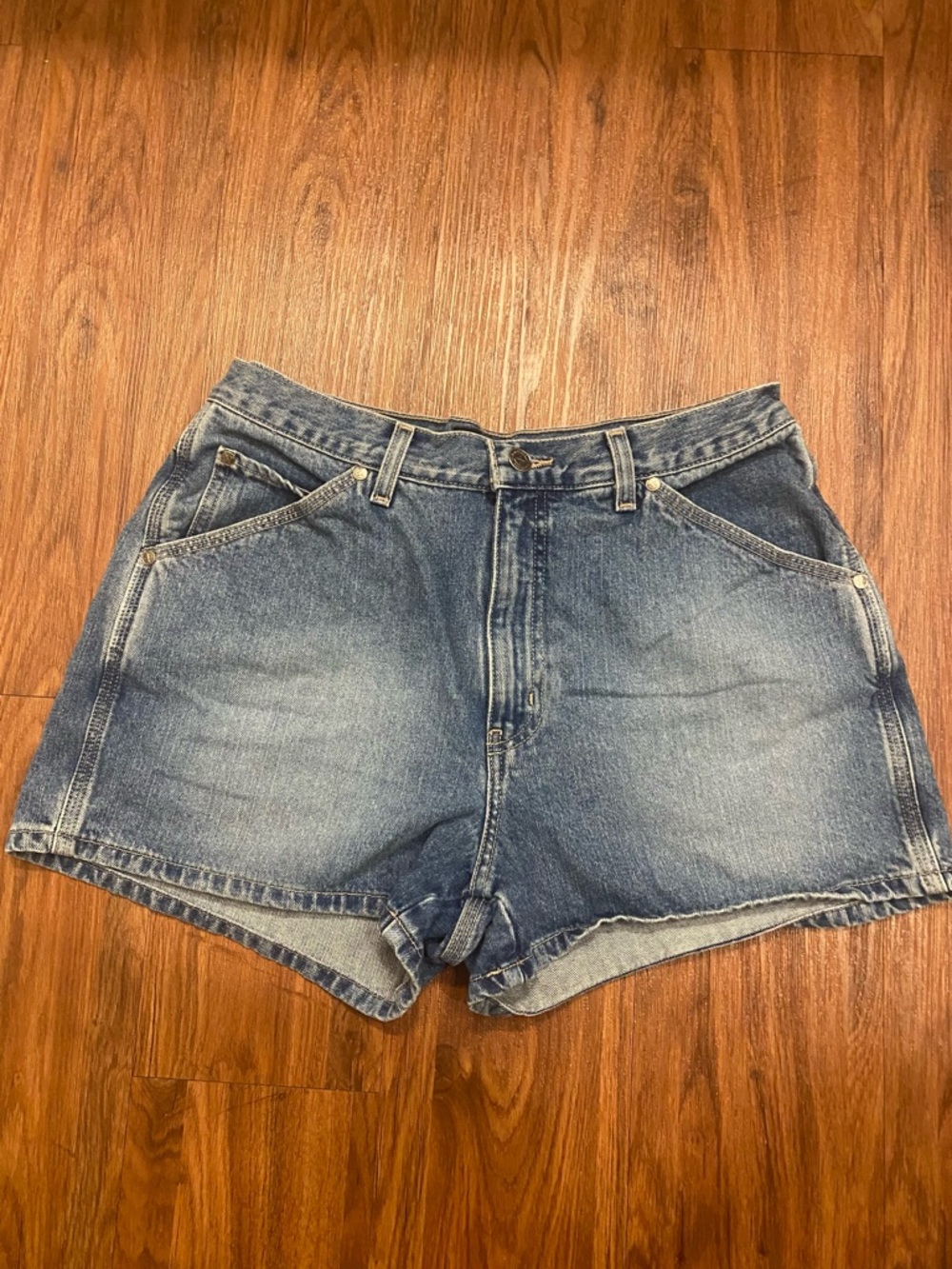 Xhilaration Light Blue Mid-Rise Denim Shorts